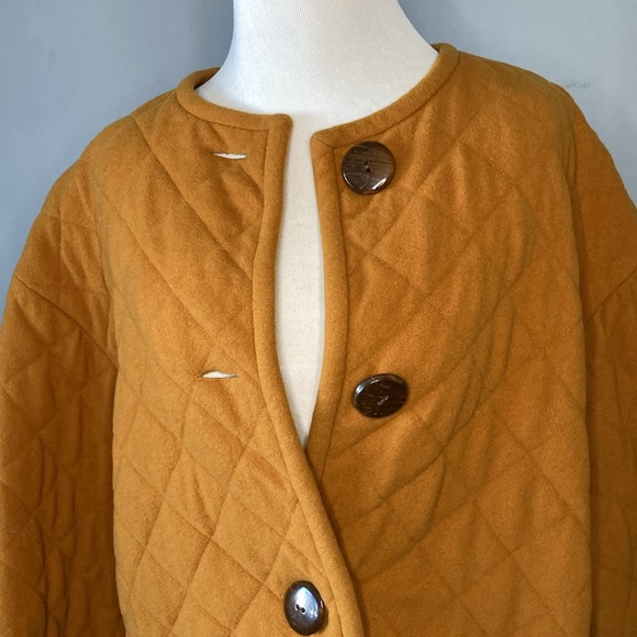 Vintage Quilted Albert Nippon Wool Jacket Sz 10 - Picture 3 of 8